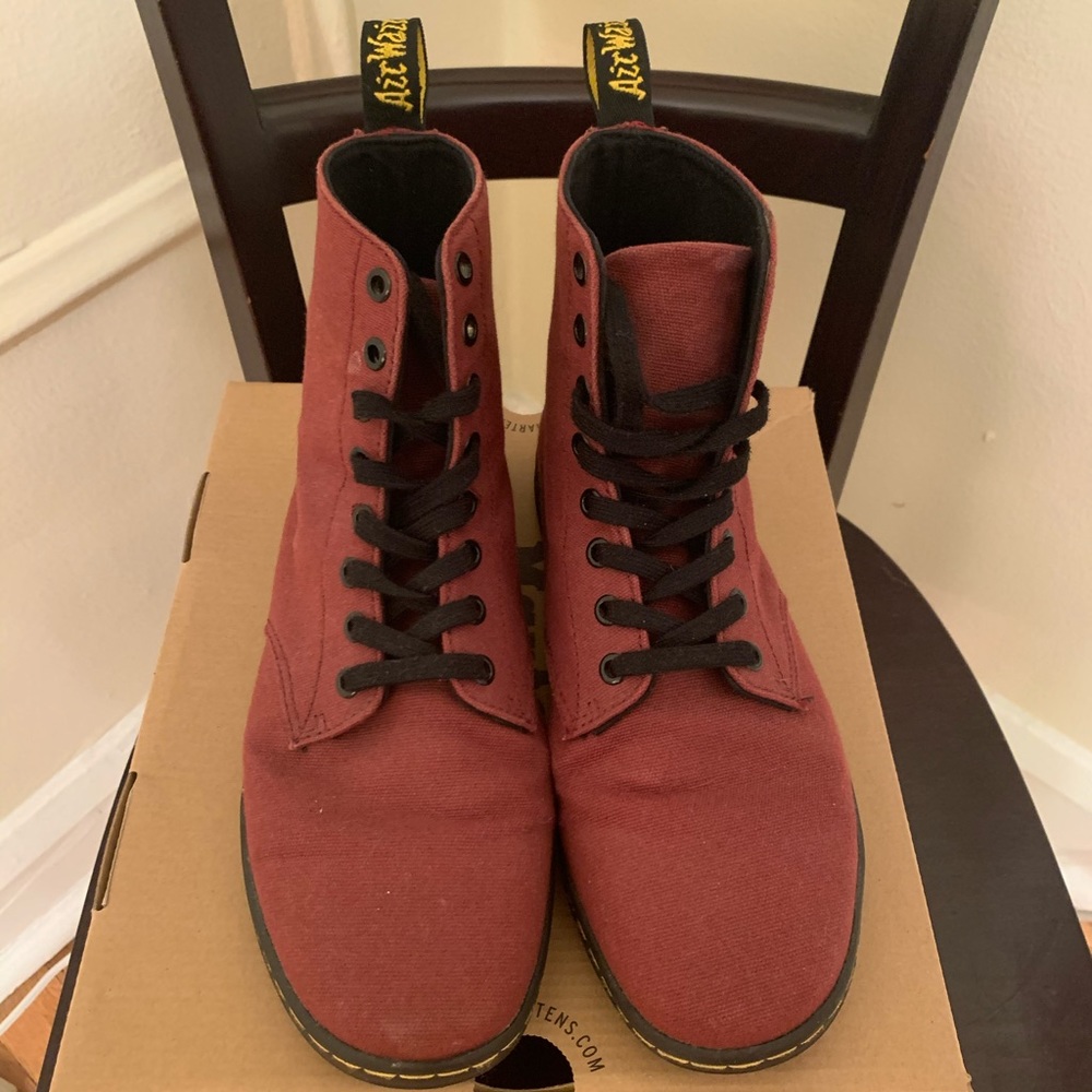 Dr. Martens Cherry Red Alfie Boots